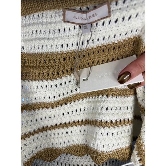 JLUXLABEL Corazon Ruffle Skirt Set — Beige (L/XL) NWT - Picture 7 of 7